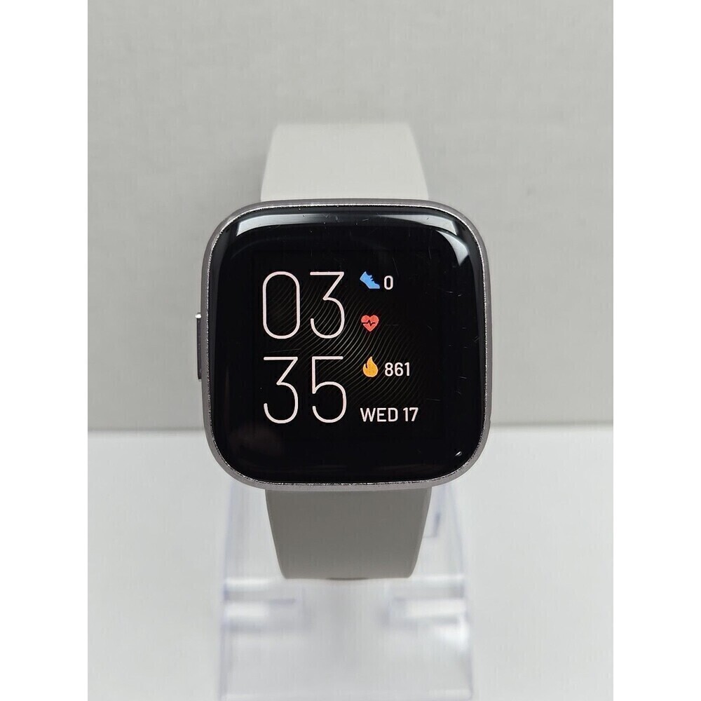 Fitbit Versa 2 Smartwatch Gray 40mm Alexa WR50M Always On Display No Charger